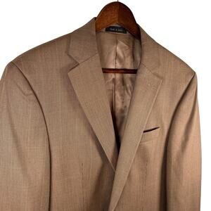 Lauren Ralph Lauren Men’s 40R Brown Textured Blazer Woven Sport Coat Neutral